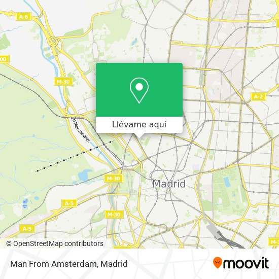 Mapa Man From Amsterdam
