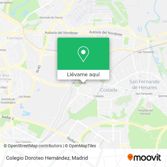 Mapa Colegio Doroteo Hernández