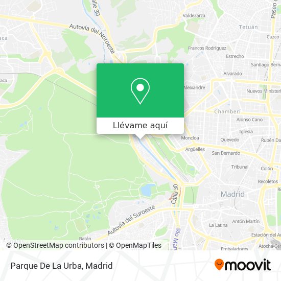 Mapa Parque De La Urba