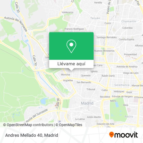 Mapa Andres Mellado 40