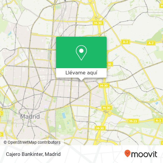 Mapa Cajero Bankinter