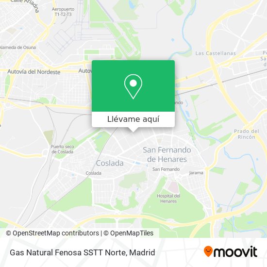 Mapa Gas Natural Fenosa SSTT Norte