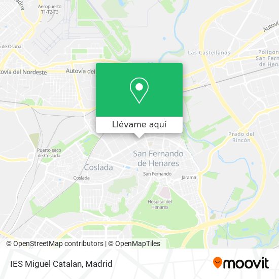 Mapa IES Miguel Catalan