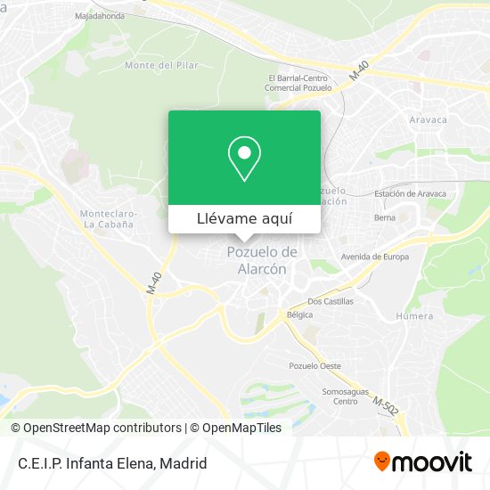 Mapa C.E.I.P. Infanta Elena