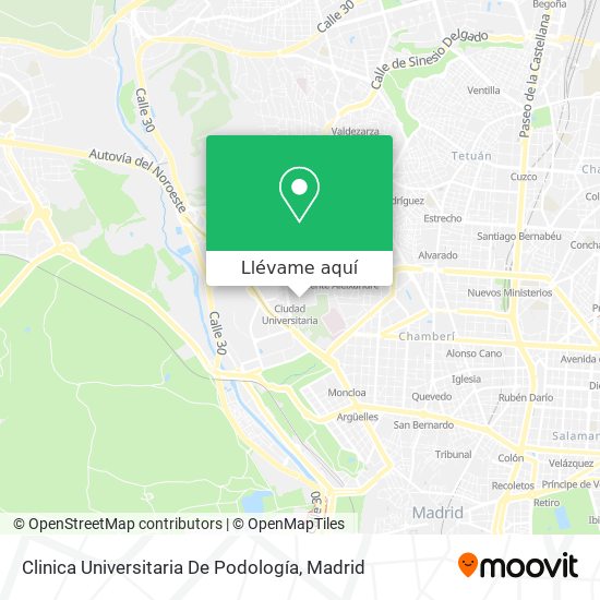 Mapa Clinica Universitaria De Podología
