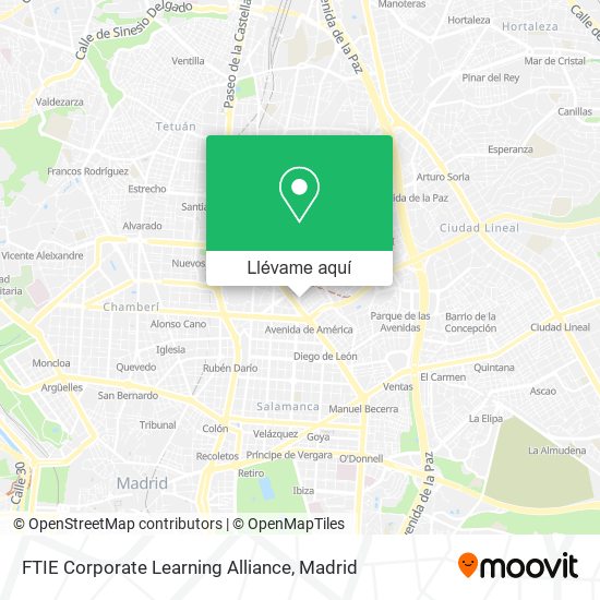 Mapa FTIE Corporate Learning Alliance