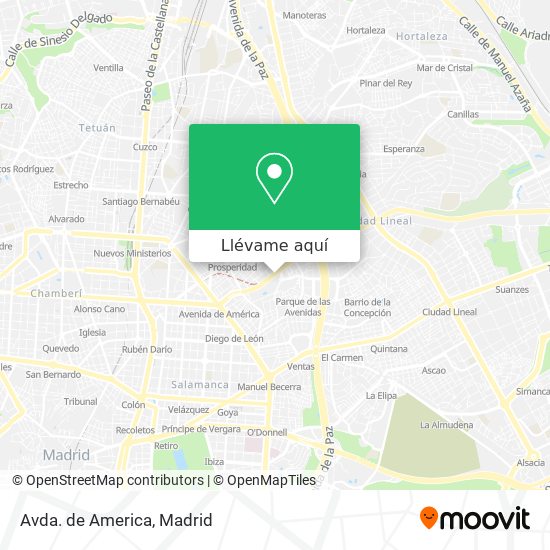 ¿Cómo llegar a Avenida De América en Madrid en Autobús, Metro o Tren?