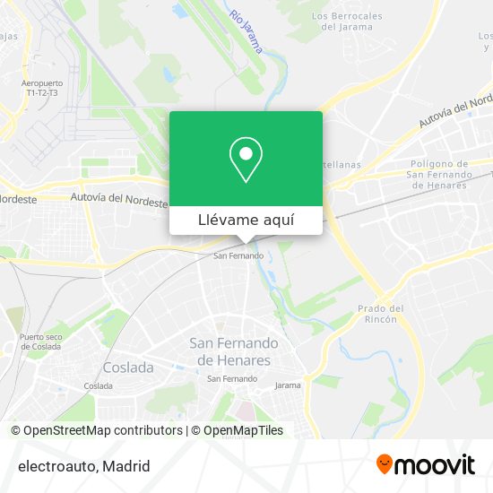 Mapa electroauto