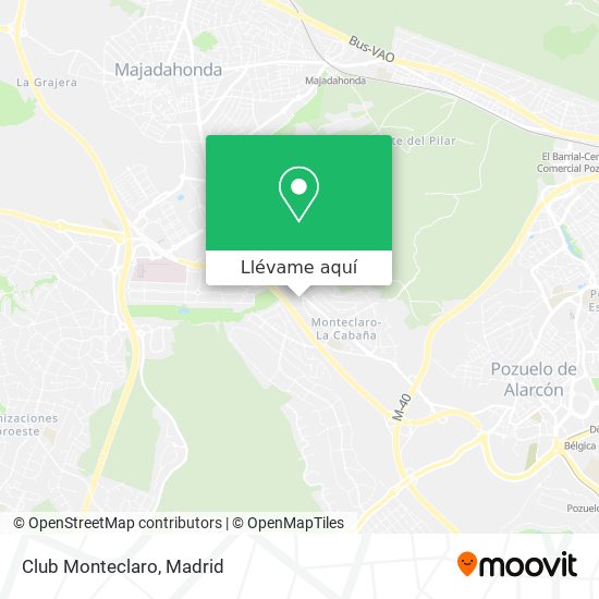 Mapa Club Monteclaro