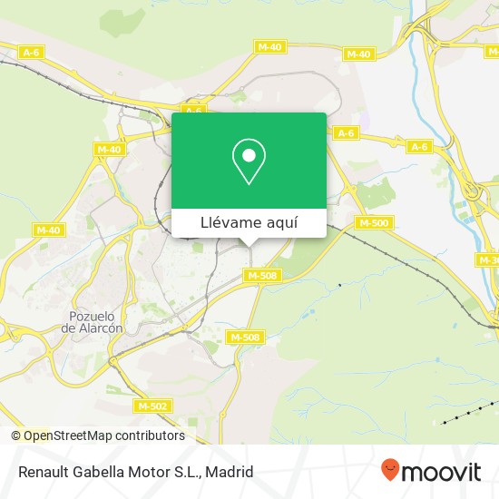 Mapa Renault Gabella Motor S.L.