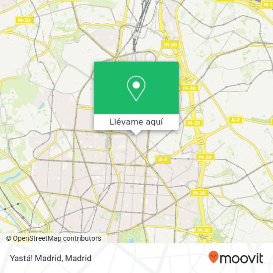 Mapa Yastá! Madrid