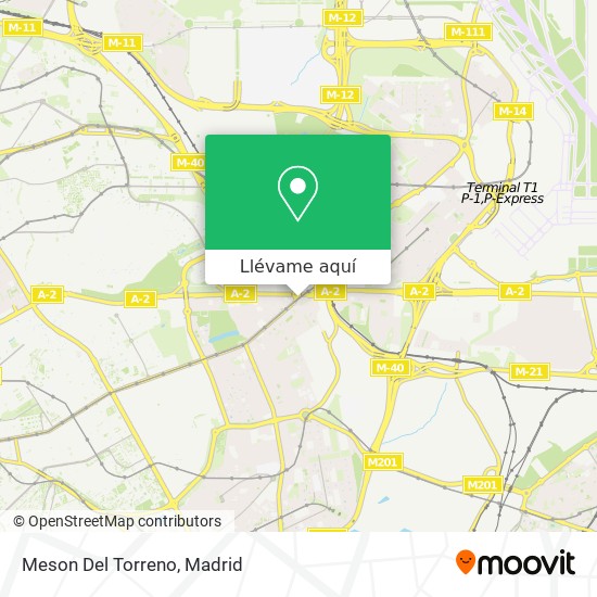 Mapa Meson Del Torreno