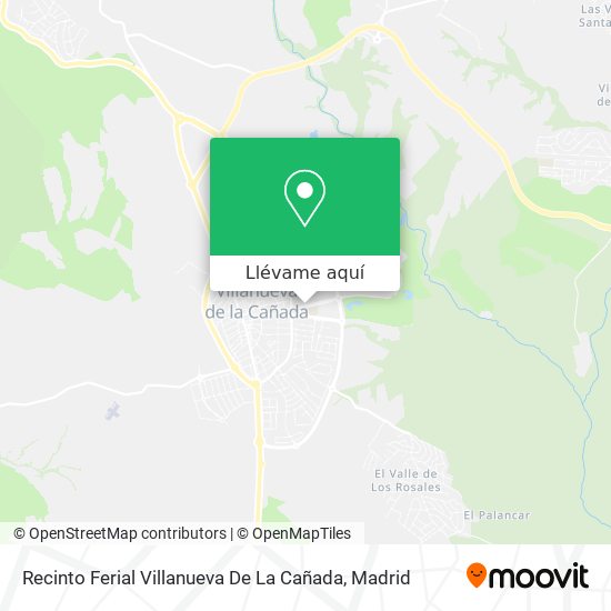Mapa Recinto Ferial Villanueva De La Cañada