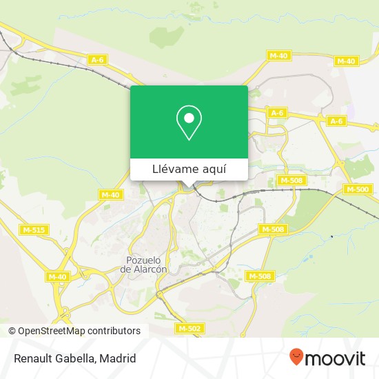 Mapa Renault Gabella
