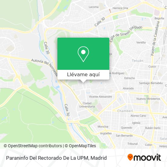 Mapa Paraninfo Del Rectorado De La UPM