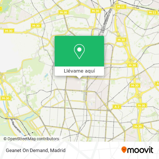 Mapa Geanet On Demand