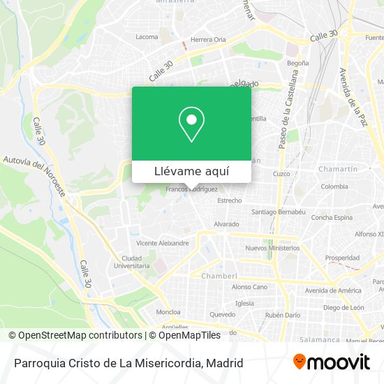 Mapa Parroquia Cristo de La Misericordia