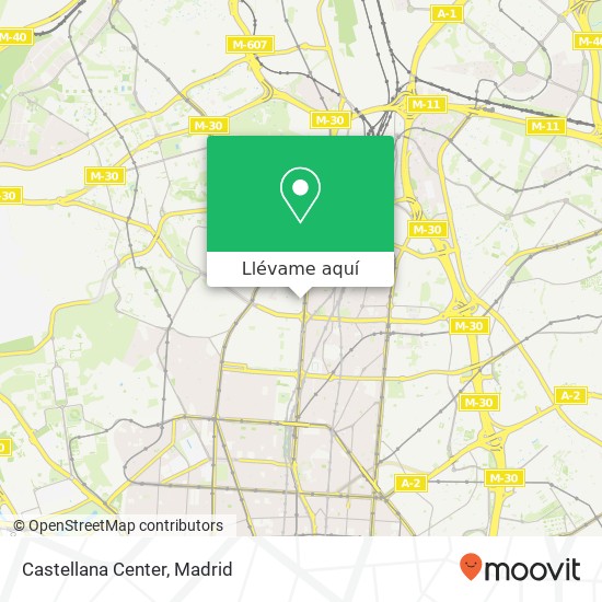 Mapa Castellana Center