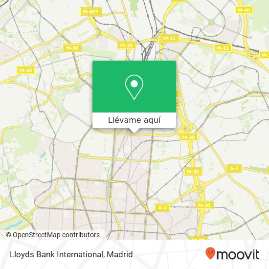 Mapa Lloyds Bank International