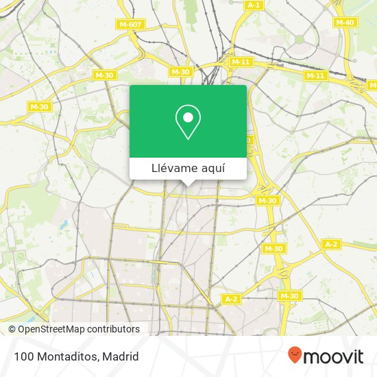 Mapa 100 Montaditos