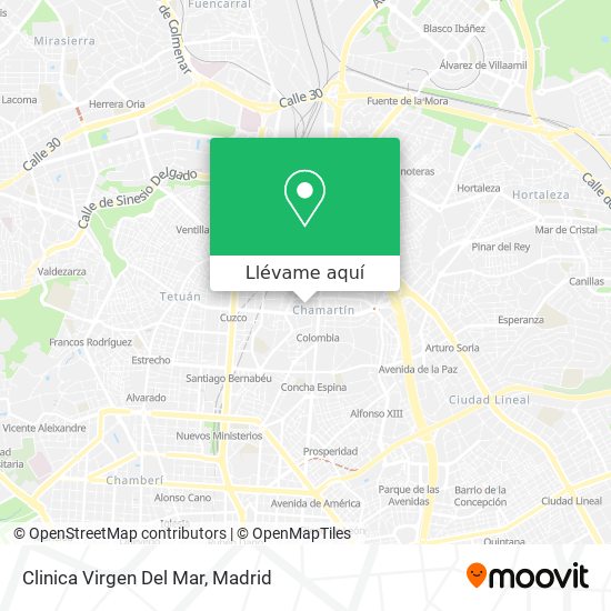 Mapa Clinica Virgen Del Mar