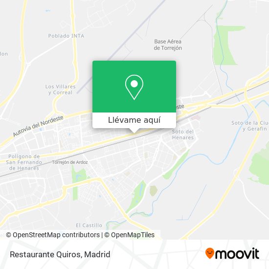 Mapa Restaurante Quiros