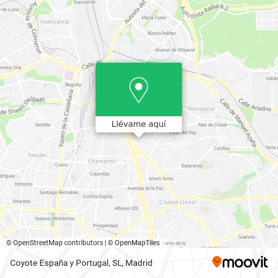 Mapa Coyote España y Portugal, SL