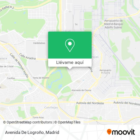 Mapa Avenida De Logroño