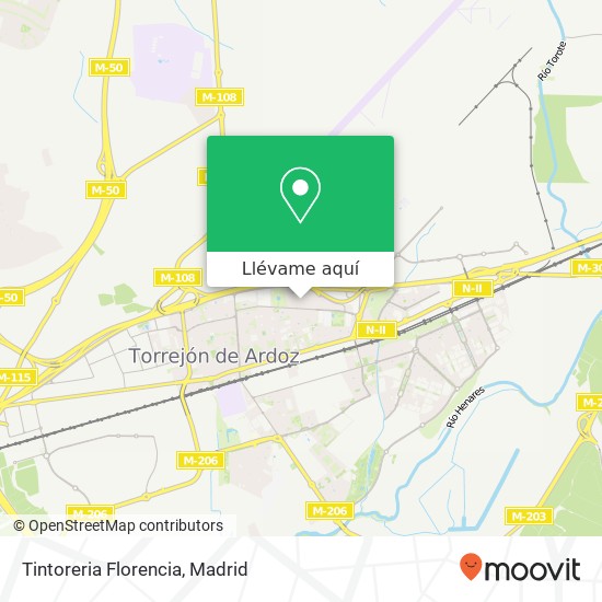 Mapa Tintoreria Florencia