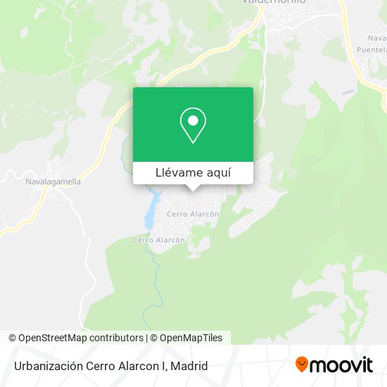 Mapa Urbanización Cerro Alarcon I