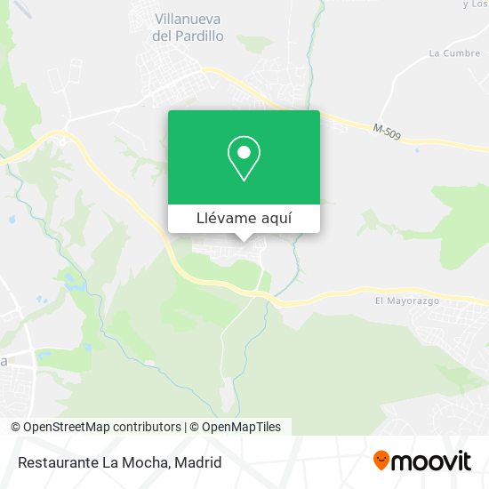Mapa Restaurante La Mocha