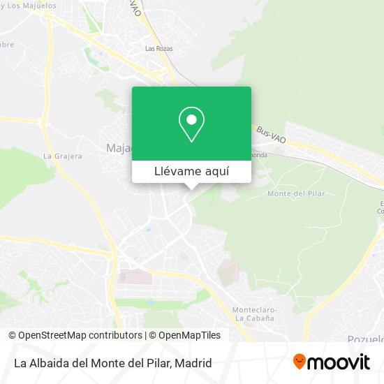 Mapa La Albaida del Monte del Pilar