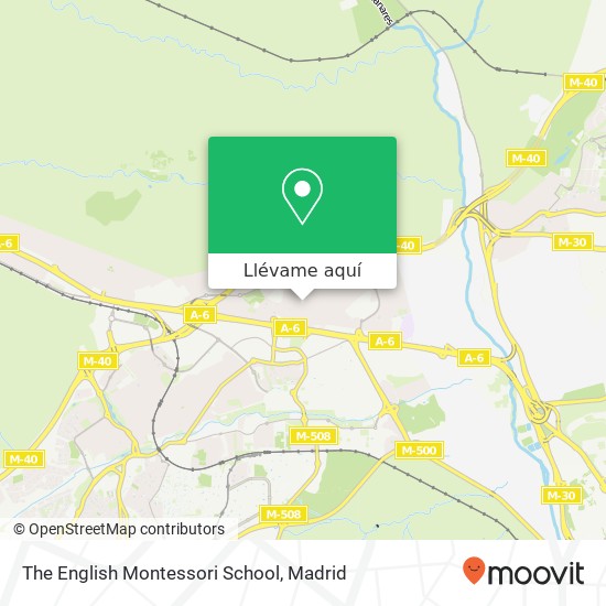 Mapa The English Montessori School