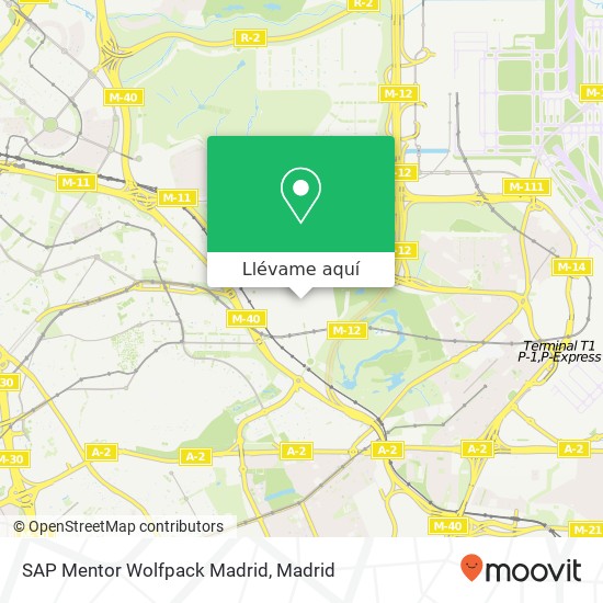 Mapa SAP Mentor Wolfpack Madrid