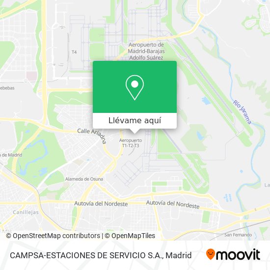 Mapa CAMPSA-ESTACIONES DE SERVICIO S.A.