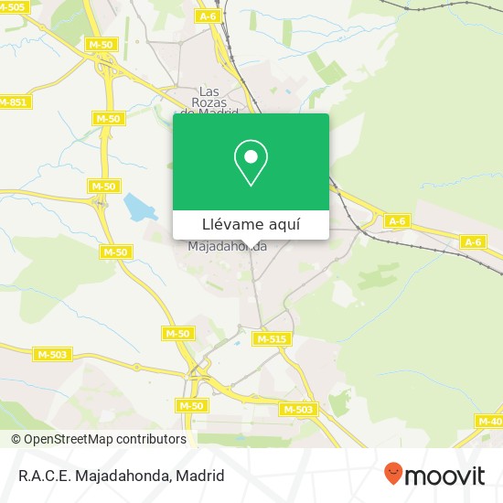 Mapa R.A.C.E. Majadahonda