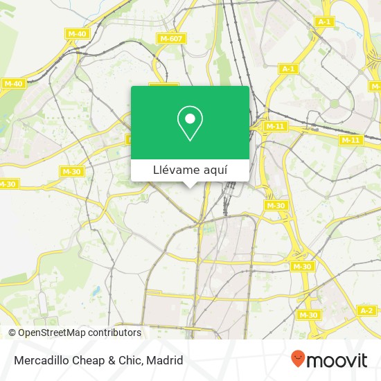 Mapa Mercadillo Cheap & Chic