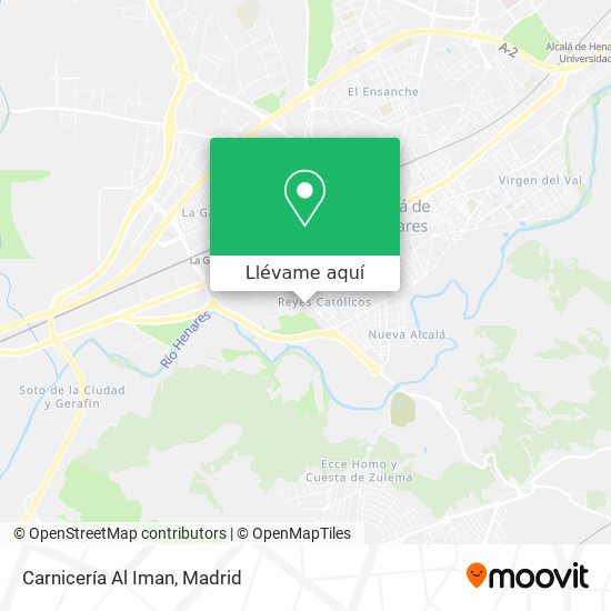 Mapa Carnicería Al Iman