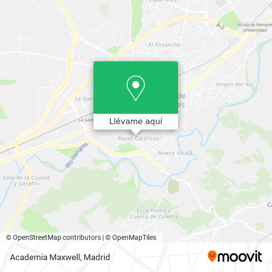 Mapa Academia Maxwell