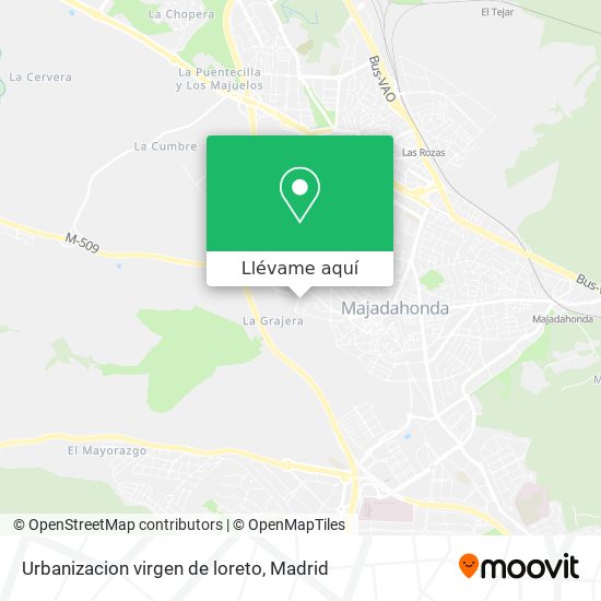 Mapa Urbanizacion virgen de loreto