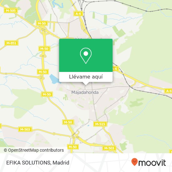 Mapa EFIKA SOLUTIONS