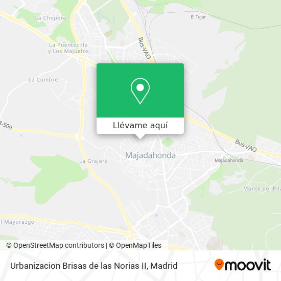 Mapa Urbanizacion Brisas de las Norias II