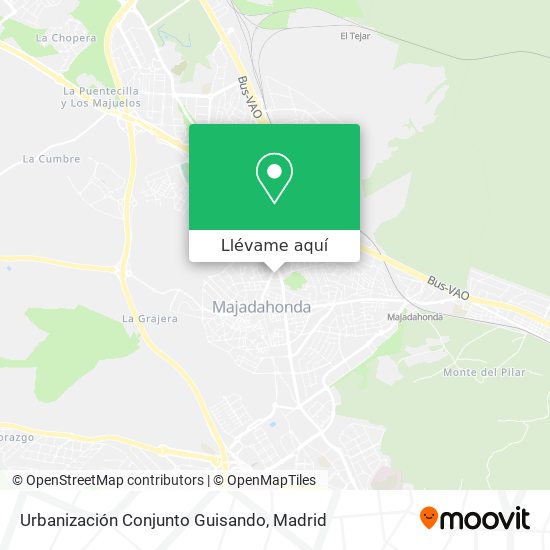 Mapa Urbanización Conjunto Guisando