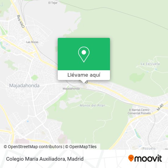 Mapa Colegio María Auxiliadora