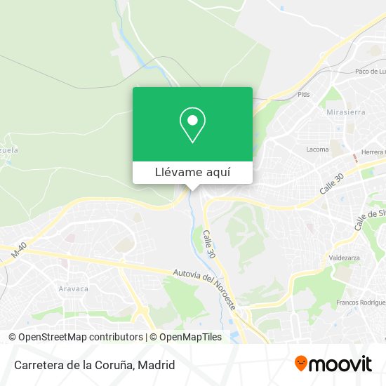 Mapa Carretera de la Coruña