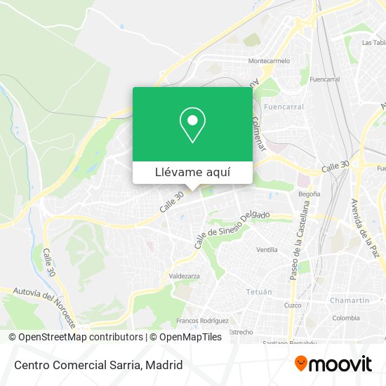Mapa Centro Comercial Sarria