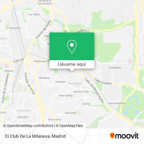 Mapa El Club De La Milanesa