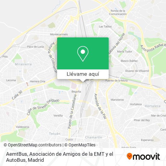 Mapa AemtBus, Asociación de Amigos de la EMT y el AutoBus