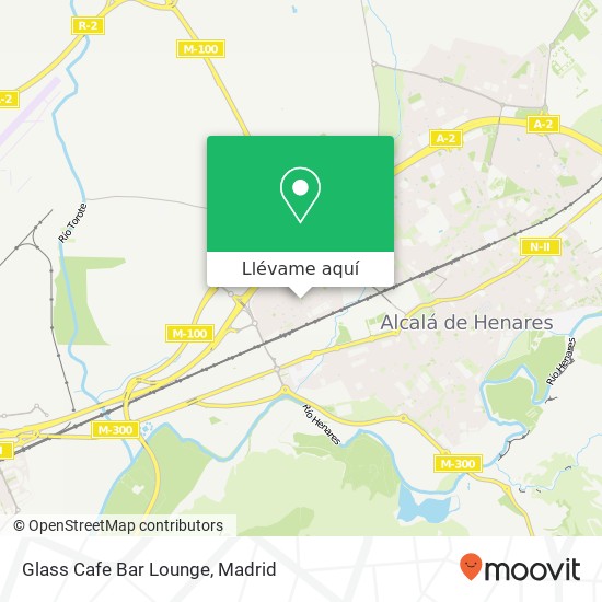 Mapa Glass Cafe Bar Lounge