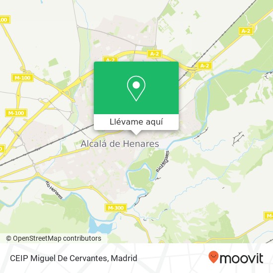 Mapa CEIP Miguel De Cervantes